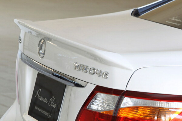 エムズスピード (ゼウス)レクサス Prussian Blue トランクスポイラー 未塗装品 LEXUS LS LS600h/600hL(UVF45/46) LS460/460L (USF40/41) 中期 2009/9 - 2012/9｜オートパーツ ダイレクト