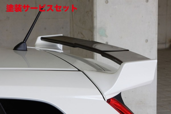 当社塗装品 エムズスピード (ゼウス) フィット GLMRS LINE リアウイング 2色塗り分け塗装品 FIT (GP5/GK3.5) HYBRID/13G/15X (RS・HYBRID Sパッケージ・13G Sパッケージ 除く) 2013/9 -