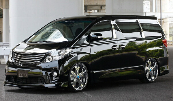 エムズスピード (ゼウス)アルファード GRACE LINE 2点KIT(F R )1本出し 070 塗装済 ALPHARD (GGH/ANH) S grade 前期 2008/5 - 2011/10|オートパーツ ダイレクト