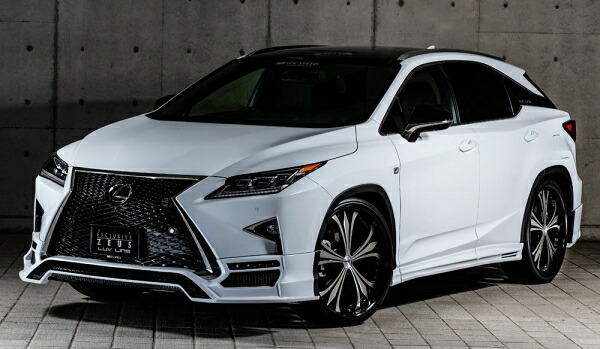 エムズスピード (ゼウス) レクサス RXLUV LINE 4点KIT(F S R LED) 未塗装品 LEXUS RX　RX200t (AGL2＃W) F SPORT　RX450h (GYL2＃W) F SPORT 2015/10 -
