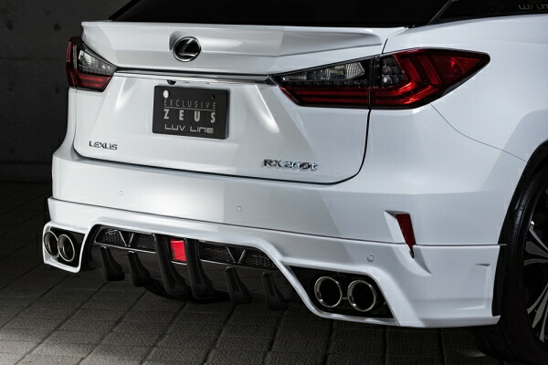 エムズスピード (ゼウス)レクサス RX LUV LINE リアアンダースポイラー 083塗装済 LEXUS RX　RX200t (AGL2＃W) F SPORT　RX450h (GYL2＃W) F SPORT 2015/10 -｜オートパーツ ダイレクト
