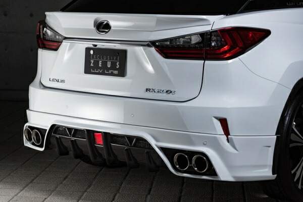 エムズスピード (ゼウス) レクサス RX LUV LINE リアアンダースポイラー 212塗装済 LEXUS RX　RX200t (AGL2＃W)　RX450h (GYL2＃W) 2015/10 -