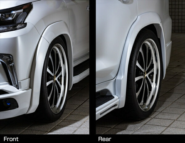 エムズスピード (ゼウス) レクサス LXLUV LINE オーバーフェンダー(F45mm/R45mm) 未塗装品 LEXUS LX　LX570(URJ201W) 2015/9 -