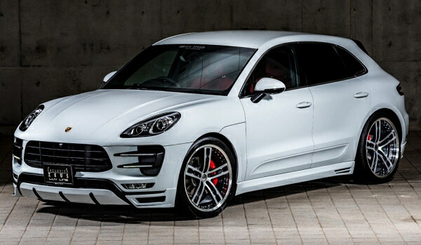 エムズスピード (ゼウス) ポルシェ マカン LUV LINE 3点KIT(F S R) 未塗装品 PORSCHE Macan　Macan Turbo (DBA-95BCTL) 2014/4 -