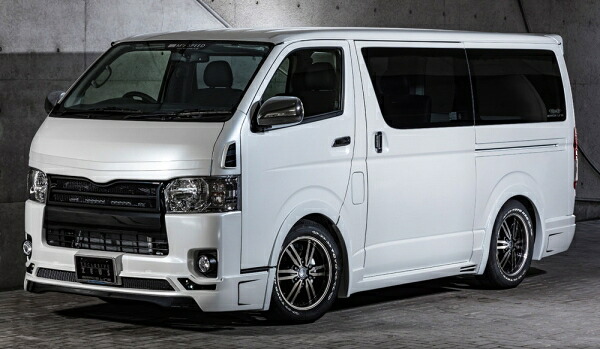 エムズスピード (ゼウス)ハイエース 200系/レジアスエース 200系 GRACE LINE 4点KIT(F.S.R.LEDx4ヶ付属) 未塗装品|オートパーツ ダイレクト