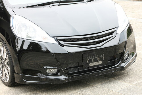 エムズスピード (ゼウス)フィット SMART LINE フロントハーフスポイラー NH731P塗装済 Fit (GE6.7.8.9/GP1) 後期 2010/10 - 2013/8｜オートパーツ ダイレクト