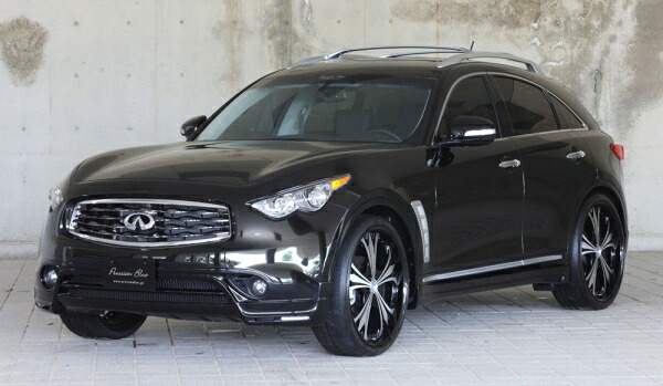 エムズスピード (ゼウス) インフィニティ FX35 / 37 / 50 LUV LINE 4点KIT(F S R LED) 未塗装品 INFINITI FX35/37/50 2009/1 -