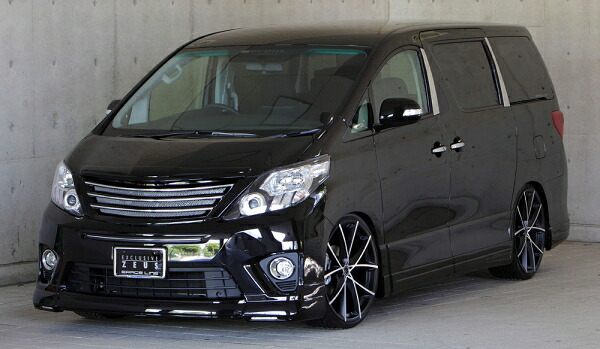エムズスピード (ゼウス) アルファード GRACE LINE 4点KIT(F S R LED)1本出し 202塗装済 ALPHARD (GGH/ANH/ATH) S grade/HYBRID SR 後期 2011/11 - 2014/12
