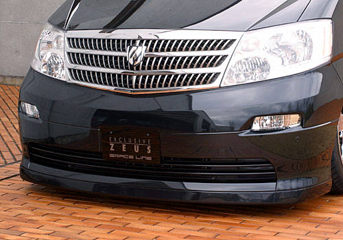 エムズスピード (ゼウス)アルファード GRACE LINE フロントハーフスポイラー 209 塗装済 ALPHARD (ANH/MNH) AX、MX、AX-L、MX-L、MZ 前期 2002/5 - 2005/3|オートパーツ ダイレクト