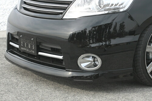 エムズスピード (ゼウス) セレナ GRACE LINE フロントハーフスポイラー QX1塗装済 SERENA (CC25) Highway STAR 後期 2007/12 - 2010/10