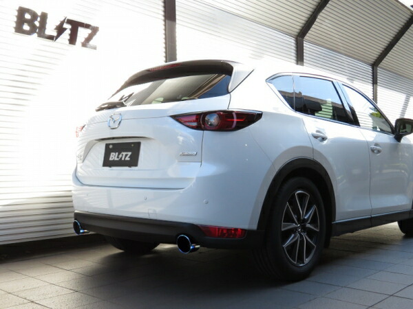 ブリッツ CX-5 KF5P ターボ 前期 NUR-SPEC カスタムエディション マフラー チタンカラーVSR