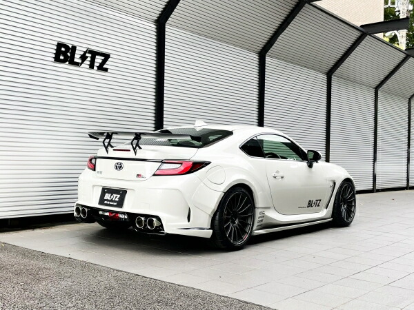 ブリッツ GR86/BRZ ZN8/ZD8 NUR-SPEC カスタムエディションQuad マフラー（BLITZリアバンパースポイラー装着車専用） ステンレスカラーVS
