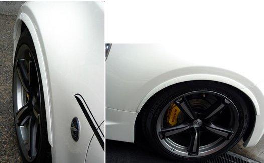 楽天市場】Z34 フェアレディZ Zスポーツ オーバーフェンダーセット