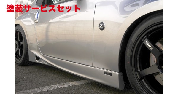 当社塗装品 セントラル20 フェアレディZ Z34 Zスポーツ サイドボーダー