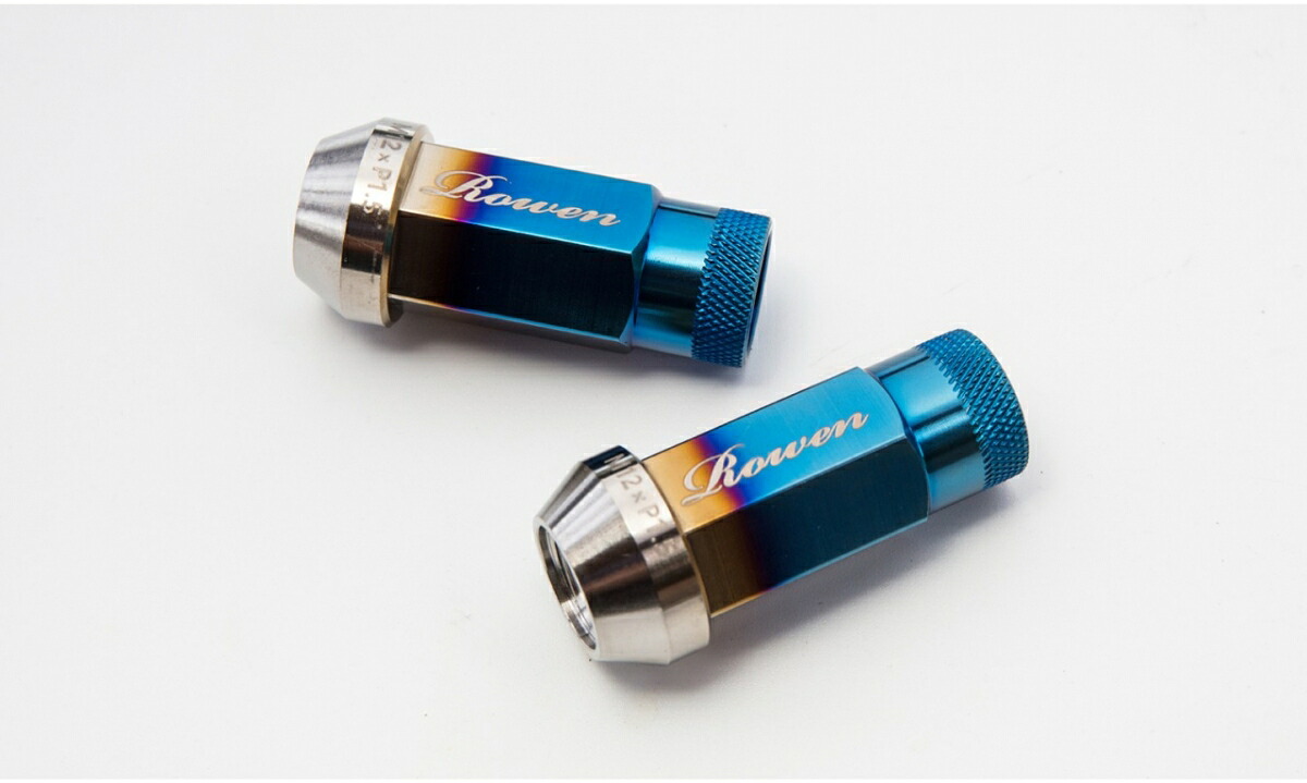 ロウェン ROWENチタンナット ブルー(筆記体) M12×P1.25