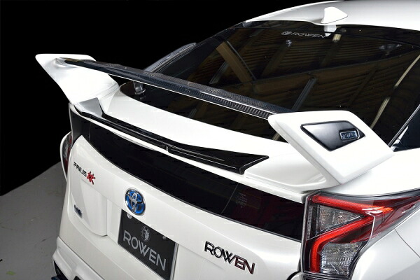 ロウェン プリウス ZVW50系 リアウイング専用トランクスポイラー FRP 素地