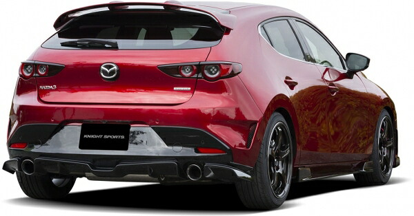 ナイトスポーツMAZDA3 FASTBACK BP リアエンドフィニッシャー｜オートパーツ ダイレクト 90,060円