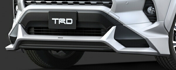 TRD ティーアールディー RAV4 XA50系 フロントスポイラー LED無 ICS付車 塗装済 アティチュードブラックマイカ (218)