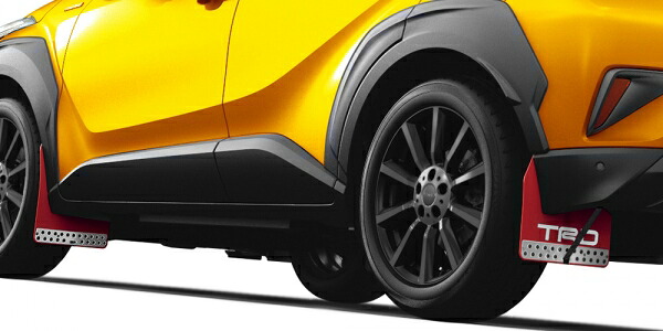 TRD ティーアールディー TRD CHR マッドフラップ レッド MS328-10002