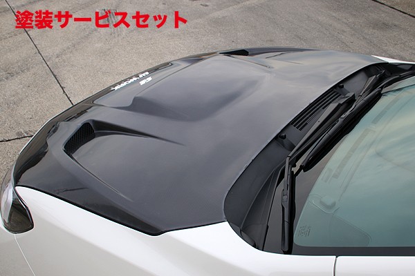 当社塗装品 チャージスピードレヴォーグ STI Sport VM＃ C～E型 ボンネット（ダクト付） 材質：カーボン製｜オートパーツ ダイレクト