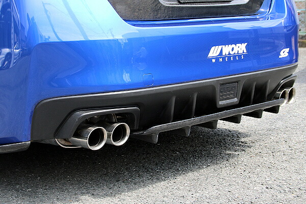 チャージスピードWRX S4 VAG D型 純正バンパー装着車用リアアンダープレート FRP｜オートパーツ ダイレクト