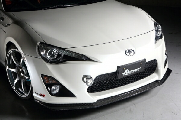 カンサイサービス 86、BRZ/Z＃6 カーボンフロントリップ ZN6 【 86専用 】