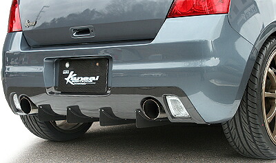カンサイサービス SWIFT SPORT/ZC31S スイフトスポーツ カーボンリアディフューザー ZC31S 【 HKS LEGAMAXマフラー専用】