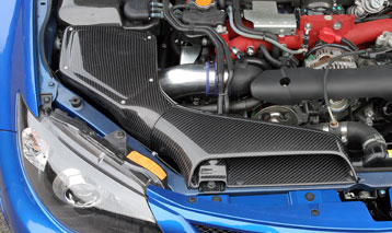 カンサイサービスインプレッサ WRX STI/GVB/GRB カーボンエアダクト GRB、GVB 【 HKS RS-RDのオプションパーツ 単品取付不可 】｜オートパーツ ダイレクト