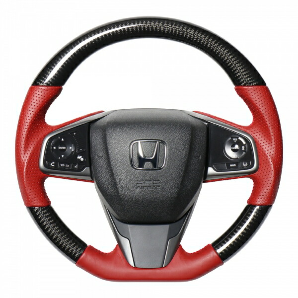 ブラックカーボン&レッドレザー レッドユーロステッチ 品番：HNB-BKC-RD 313946462760701.jpg