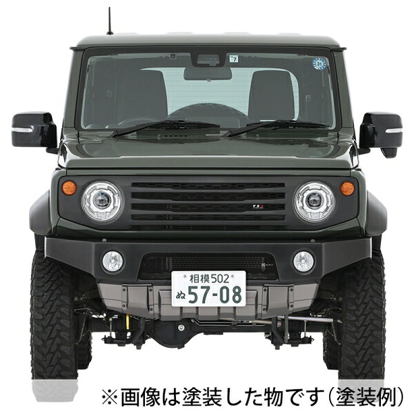 アピオ ジムニーシエラ JB74 タクティカルフロントバンパー 塗装済