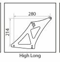 サード 汎用 SARD GT WING PRO DRI用ステー High Long 片側分
