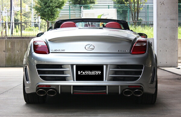 ブイビジョン レクサス LEXUS SC430 リアバンパースポイラー(バックランプ付属)