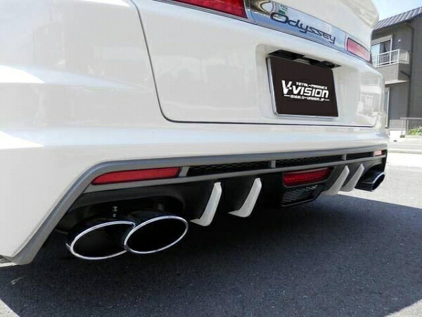 ブイビジョン オデッセイ RB3/4 リアバンパースポイラー タイプ2専用マフラーカッター 54.5φ