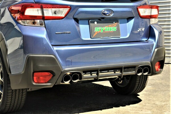 シムスレーシング XV GT リアマフラー＆ガーニッシュセット メーカー塗装:クオーツブルー