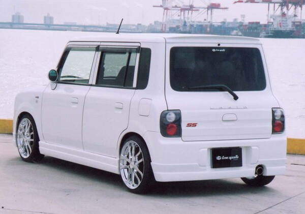 楽天市場】ラパン HE21S リアハーフスポイラー アリュール