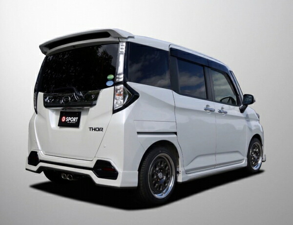 Dスポーツ / ディースポーツ トールカスタム/ルーミーカスタム M900S/M900A G/G-T リヤロワスカート 塗装済レーザーブルークリスタルシャイン