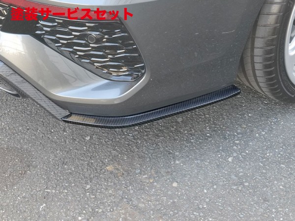 当社塗装品 バランスイット Audi RS3 8Y セダン リアカナード(左右) カーボン