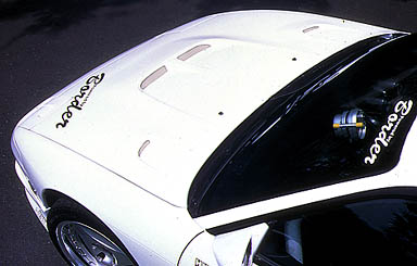 ボーダーエアースクープボンネット 180SX S13系|オートパーツ ダイレクト