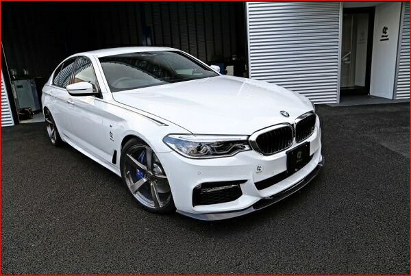 3D デザイン BMW 5series G30/G31 M-Sport フロントリップスポイラー カーボン