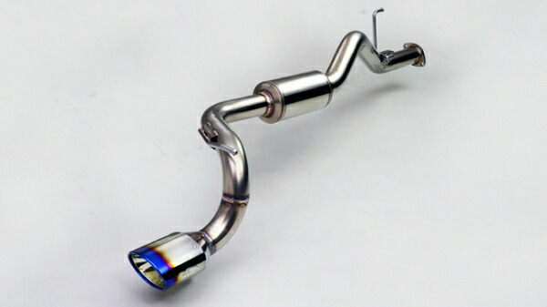 ガナドールハイエースバン / レジアスエースバン GDH201V/206V eco10 (P.B.S搭載) マフラー シングル出し テール部のみチタニウムブルー｜オートパーツ ダイレクト