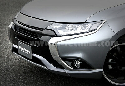 ダイヤモンドテクニック アウトランダー/アウトランダー PHEV GF/GG 中期以降 フロントグリル Ver.A FRP製 未塗装