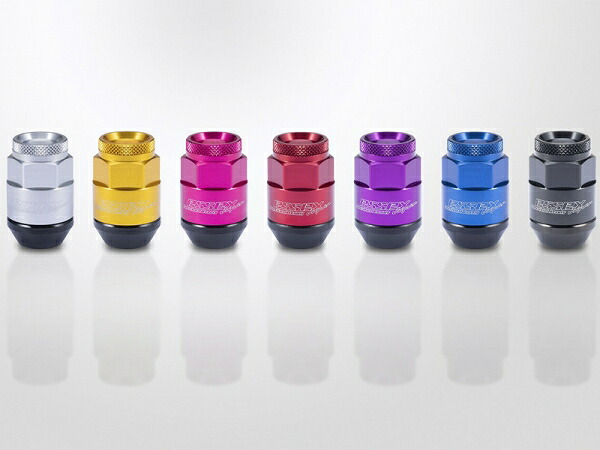 エセックス CRS シーアールエス (M12×P1.25) 2ピースシェルナット ショート/ローレット アダプターポーチ付 6穴用(24本入り) ピンク 17,903円