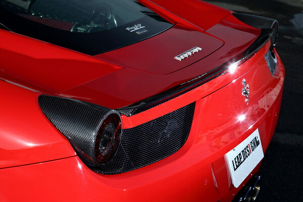 リープデザインフェラーリ 458イタリア リアスポイラー カーボン|オートパーツ ダイレクト