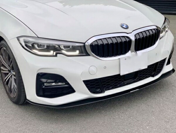 ネクストイノベーション BMW 3Series G20 M Sport 5mmモデルフロントアンダースポイラー グロスブラック
