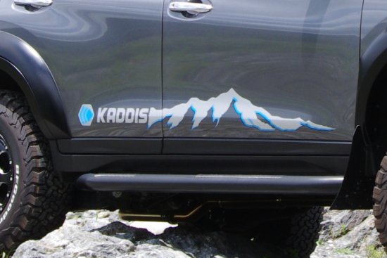 ロードハウス KADDIS サイドデカール 左右1台分セット 1500 シルバー/ブルー
