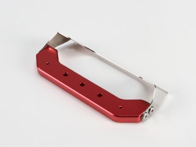ロードハウス デリカ D5 後期 ビレットリアゲートグリップ レッド