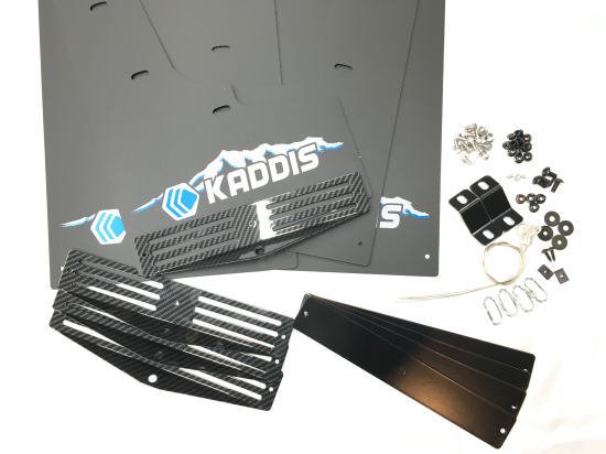 ロードハウスデリカ D5 前期 KADDIS 専用マッドフラップ PREMIUM ブルー カーボンプレート|オートパーツ ダイレクト