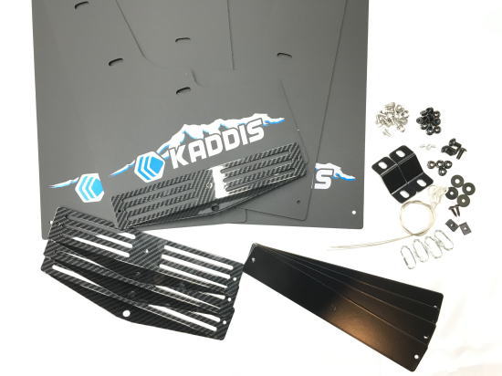 ロードハウスデリカ D5 中期 CV1W KADDIS マッドフラップ PREMIUM ブルー CarbonPlate|オートパーツ ダイレクト