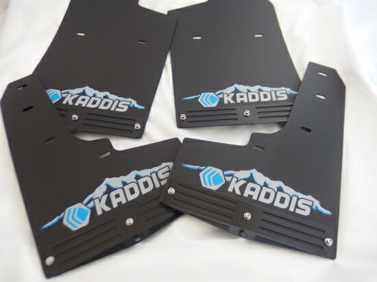 ロードハウス デリカ D5 後期 KADDIS マッドフラップ PREMIUM 1台分セット ブルー
