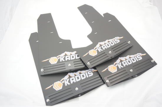 ロードハウスデリカ D5 中期 KADDIS マッドフラップ PREMIUM 1台分セット オレンジ｜オートパーツ ダイレクト
